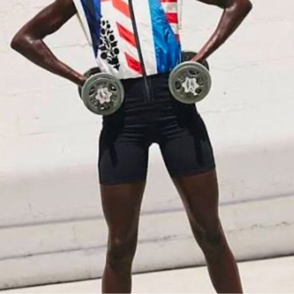 🆕Free People Movement Patriotic Race To The Top One Piece Romper SZ M NWOT - Picture 11 of 11